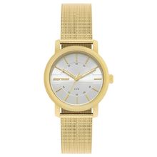 Relógio Mormaii Feminino Ref: Mo2036kd/1k Casual Aço Mesh Dourado