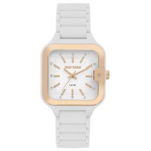 Relógio Mormaii Feminino Ref: Mo2036js/8b Esportivo Retangular Branco