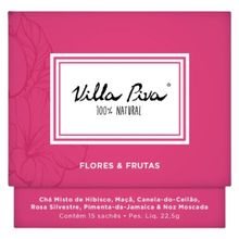 Kit 2X: Chá Misto flores e Frutas Villa Piva 15 Sachês
