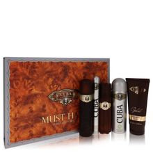 Caixa Presente  ML Eau Toil.100 ML PósBarba ML Desodorante Corp.198 ML Gel de Banho+ 37 ML EDT Masculino Fragluxe Cuba G
