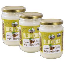 Kit 3X: Óleo de Coco Extra Virgem Finococo 500ml