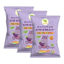 Kit 3X: Biscoito de Polvilho Super Berinjela Vegano Crilancha 40g