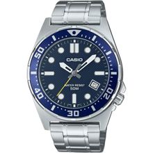 Relogio Casio Masculino Prata MTD-135D-2AVDF