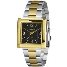 Relógio Lince Feminino Ref:Lqt4767l34 P2sk Retangular Bicolor