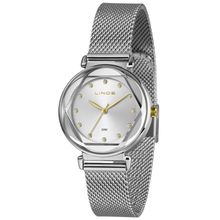 Relógio Lince Feminino Ref:Lrm4807l34 S1sx Fashion Mesh Prateado