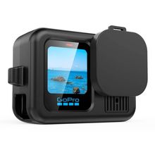 Capa de Silicone GoPro Hero 13 Black + Tampa para Lente Cor Preto