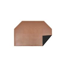 Lugar Americano Mini Sousplat Hexagono Marrom Preto Dupla Face 1un