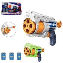 Pistola Brinquedo Lança Dardos 12 Peças - Sortida