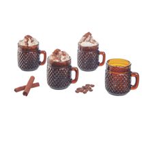 Conjunto de 4 Xícaras Barroco Ambar 65ml ( 39077 )