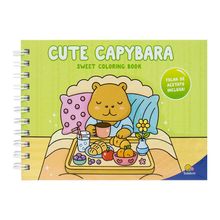 Sweet Coloring Book: Cute Capybara