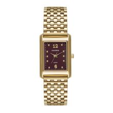 Relogio Mondaine Feminino Ref: 32921lpmvde2 Retangular Dourado