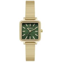 Relógio Euro Feminino Ref: Eu2035yzt/4v Casual Retangular Dourado