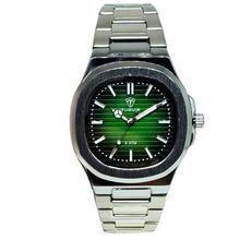 Relógio Tuguir Masculino Ref: Tg30441 Casual Retangular Prateado