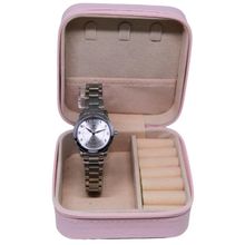 Relógio Tuguir Feminino Ref: Tg30390 Prateado Estojo Porta Jóias