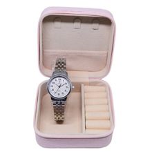 Relógio Tuguir Feminino Ref: Tg30377 Prateado Estojo Porta Jóias