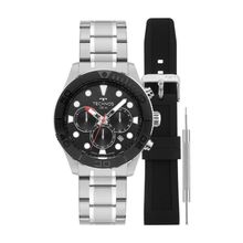 Relógio Technos Masculino Ref: Js25bcj/t1p Cronógrafo Acqua Prateado