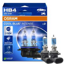 Par Lâmpada Halógena Osram Cool Blue Intense HB4 (9006) 51W 12V
