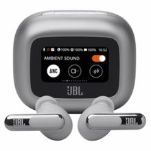 Fone De Ouvido JBL Sem Fio Live Beam 3 Prata - JBLLIVEBEAM3SILBR