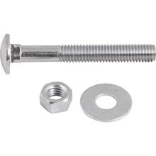 Parafuso Francês 3/8'x3'' com Porca e Arruela 2 peças Vonder