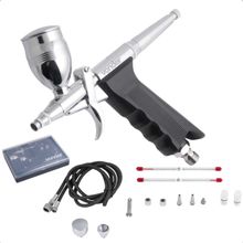 Aerógrafo Profissional Vonder 16 Peças com Bicos e Copos