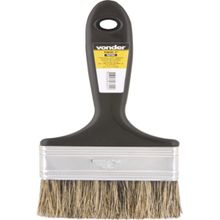 Pincel 2 Cerdas Gris Cabo Plástico Tintas Latéx Acrí Vonder