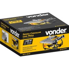 Serra Circular De Mesa 10'' 1800W 127V SCV1810 Vonder