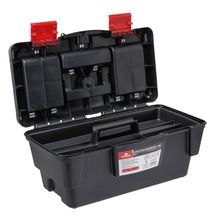 Caixa Plástica Para Ferramentas 16'' Com Bandeja Worker