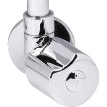 Torneira Para Cozinha Bica Móvel Parede Latão Cromado Abertura Rápida C40 Liege