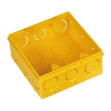 Caixa de Luz PVC 4x4 Amarela para Instalações Prediais de Baixa Tensão - AMANCO