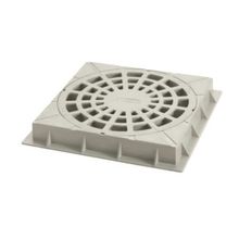 Caixa Tampa Vazada com Suporte 300mm PVC Reforçado - 36x36cm