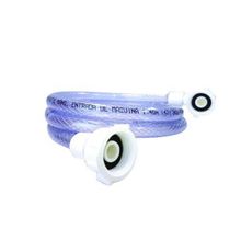 Mangueira Entrada Máquina 1,80 Metros Reforçada Cinza - DTOOLS