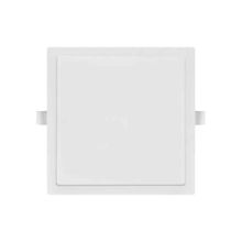 Painel LED Quadrado Embutir 12 Watts 6500K - Iluminação Branca Fria