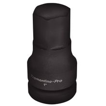 Soquete De Impacto Ponta Hexagonal Em Aço Cromo Molibdênio 36 Cm - Encaixe 1'' Tramontina Pro Tramontina