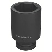 Soquete De Impacto Sextavado Longo Em Aço Cromo Molibdênio 85 Cm - Encaixe 1'' Tramontina Pro Tramontina