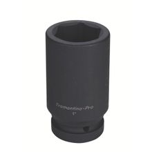 Soquete De Impacto Sextavado Longo Em Aço Cromo Molibdênio 1.11/16 - Encaixe 1'' Tramontina Pro Tramontina