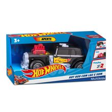 Carros Hot Wheels Hot Rod Preto com Luz e Som Multikids - BR1823OUT [Remanufaturado] BR1823OUT