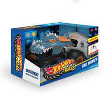Monster Truck Dino Thunder de Controle Remoto Hot Wheels 1:24 Multikids - BR2531 BR2531