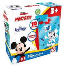 Mini Quebra Cabeça Mickey 10 Peças