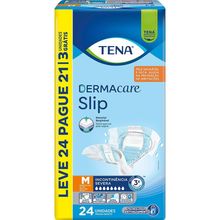 Fralda Geriátrica Tena Dermacare Slip M 24 Unidades