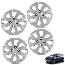 Jogo De Calota Palio Attractive 2012 2013 Aro 14 Cubo Baixo Prata