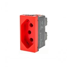 Tomada 2p+t 20a 250v B. Parafuso 1m Vermelha 615079vm