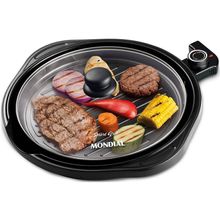 Grill Redondo Mondial Smart Grill G-04 Preto 220V