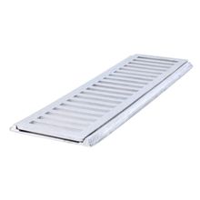 Grelha - Porta Grelha Alumínio Reta 15x100 Polida - 346 - Lgmais