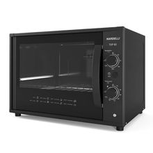 Forno Nardelli Elétrico Bancada Top 60 Black 60 Litros Black 110V