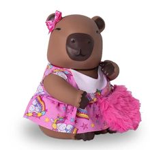Boneco Capivara com vestido - 8385 DIVERTOYS