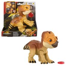 Figura Interativa - Jurassic World - Dinossauro Rebirth - Aquilops Dolores MATTEL