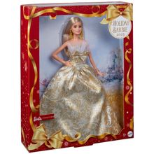 Boneca barbie - Barbie blonde holiday doll collectio ma MATTEL