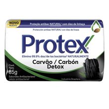 Sabonete Em Barra Protex Carvão Detox 85g