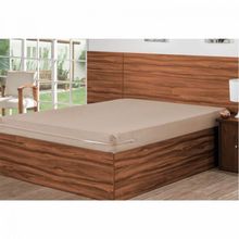 Capa para Colchão com Zíper Casal Padrão 01 Peça Cáqui