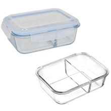 Vasilha De Vidro Hermética Com Tampa 1520ml Mantimentos Para Microondas Freezer Congelador